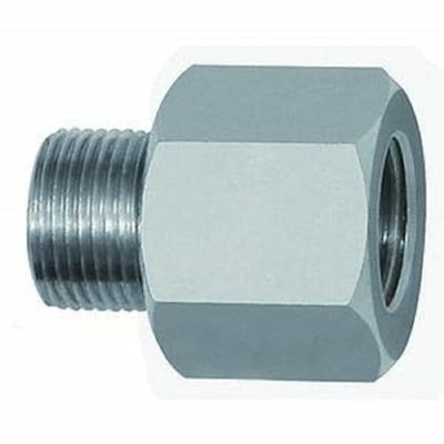 RIEGLER 114446-29.22 - Adaptador de rosca de aluminio, AG 1/2-27 UNS, IG M12 x 1,25, SW 17, 1 unidad