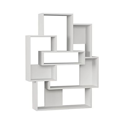 Homemania Decortie By boekenkast, Barce boekenkast, wit/wit