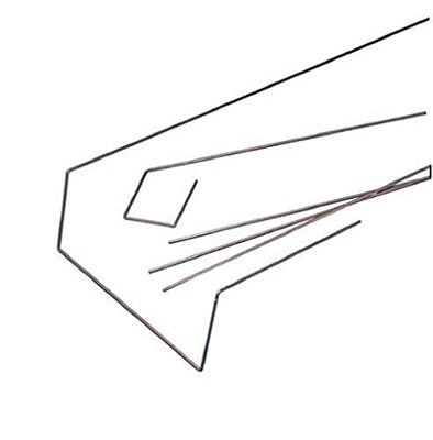 Performance Health schacht voor stuurpennen, 1,6 mm, 12 stuks, schacht van koper van hoge kwaliteit, ideaal voor het maken van voorbouwen, gemakkelijk in te klappen