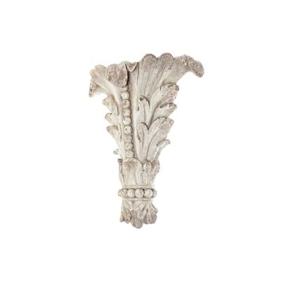 MACETERO MAGNESIA 44X22X53 PARED ENVEJECIDO BLANCO