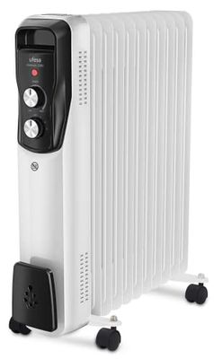 Ufesa Antares 2500 Olieradiator, 11 Ribben, 2500W, Verstelbare Thermostaat, Handgreep en Transportwielen,