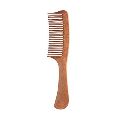 Eurostil Brand Hair Care: Brush, Hair Comb Pua.Large Curve Wood Handle