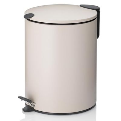 kela Cosmetic bin, Metal, Beige, 5 L