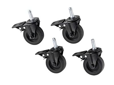 RÖSLE VIDERO Premium Wheels Set of 4 High-Quality TPR Tread, Robust and Durable, 360° Castors, for All VIDERO and ARTISO Models