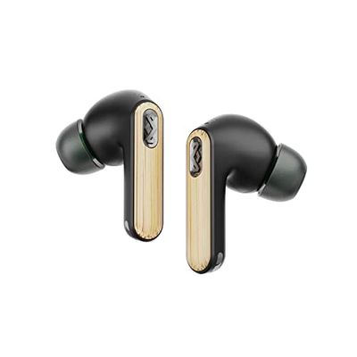 Marley House Of Redemption ANC 2 Auricolari True Wireless - IPX5, con cancellazione attiva del rumore, 24 ore di autonomia, microfono, controlli touch, custodia di ricarica USB-C, Nero