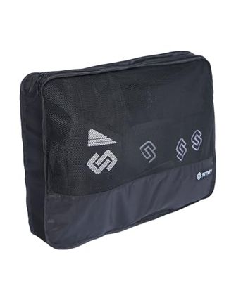 Stamina Fitness Organizer L, Unisex Adulto, Negro