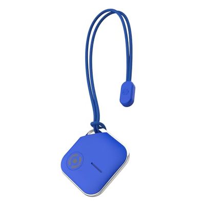 Celly Smartfinder Blue, Trova Ogetti GPS Compatibile con IOS, GPS Auto Localizzatore con App Dov'è, Mini GPS Tracker per Auto, Chiavi, Zaini