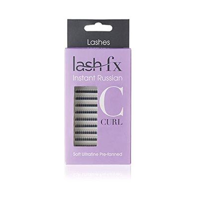 Lash FX 13 mm 3D C Instant Ruso Pestañas