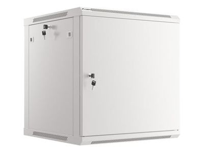LANBERG Wall Mount Cabinet 19inch 12U 600X600 Steel Doors Grey Flat Pack