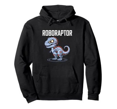 Robotic Dinosaur T-Rex Robotic Engineering Dino Funny Robot Pullover Hoodie