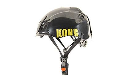 Kong - Capacete leve com calota em ABS, cor preta, tamanho universal (52-63 cm)