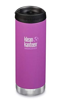 Klean Kanteen Tkwide VI, Borraccia Unisex-Adulti, Lampone Brillante (Opaco), 473ml