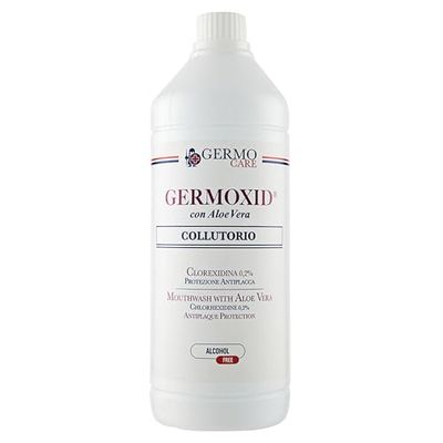 GERM - Germoxid Mouthwash charakteryzuje się preparatem zawierającym 0,2% chlorheksydyny, zaprojektowanym w celu zapobiegania problemom z gumą, 36650