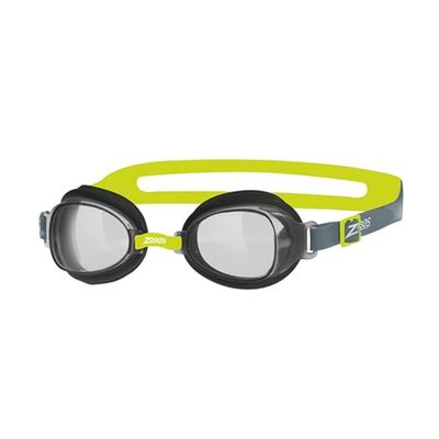 Zoggs Occhiali da Nuoto, Otter Unisex Adulto, Nero/Lime/Fumo, Taglia Unica