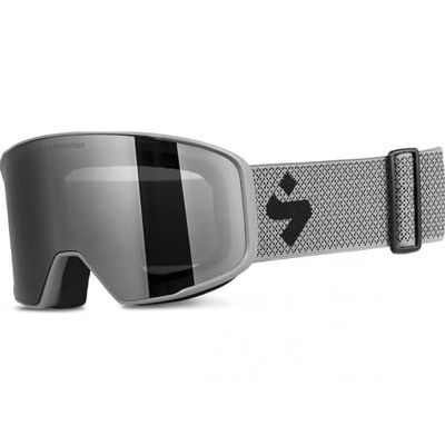 Sweet Protection Boondock Reflect BLI Gafas, Adulto, RIG Obsidian+RIG L-Manta (Amatista, Color Gris y Negro, Talla única