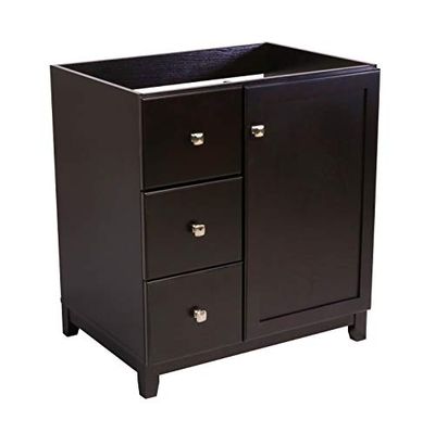 Design House SHRWD 30X21 1DR 2DW CAB, Espresso, 76.2 cm