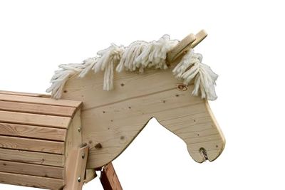 Rülke Holzspielzeug- Caballo de jardín, Color Naturaleza (50060)