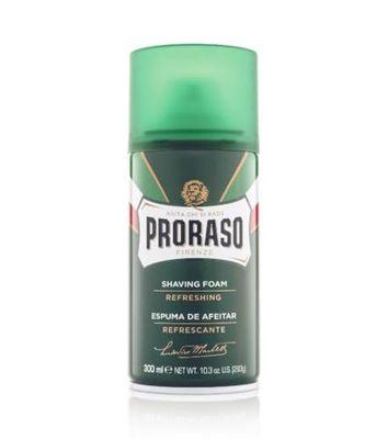 Proraso Shaving Foam, 300ml, Refreshing and Toning Shaving Foam with Eucalyptus Oil and Menthol, Made in Italy, Green