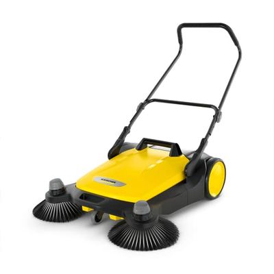 Kärcher S 6 Twin - Spazzatrice elettrica a spinta, potente, adatta a grandi superfici, ideale per casa e giardino, 1 Spazzola laterale inclusa