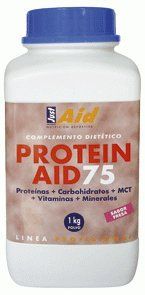 Just aid Protein aid 75 fresa 1kg.polvo 1 Unidad 200 g