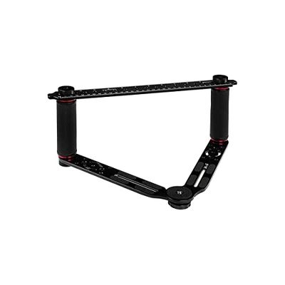 Fotodiox Pro GoTough Wedge - Sistema de agarre de aluminio para GoPro Hero HD/1/2/3/3+/4, color negro