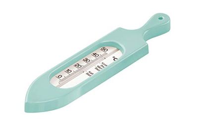 Rotho Babydesign Termómetro de baño, Desde 0 Meses, Líquido de medición libre de mercurio, TOP, Swedish Green (Menta verde), 20057026601
