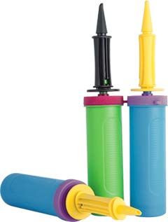 Wild Beach Art Wild Water Fun 115 Mini-luchtpomp met twee inzetstukken, 0,27 l, 28 x 5 cm