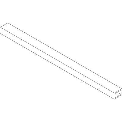 Blum Space Step - Barra de soporte para perfil transversal (1200 mm, aluminio, 2 unidades), color gris