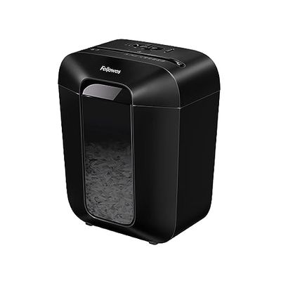 Fellowes S0230026 Trituratore di carta Micro Taglio Lx45, 17 L, 4 x 37 mm, 8 fogli, nero