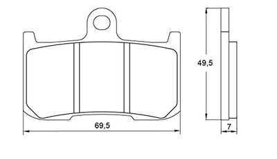 aCCOSSATO agpa38st-27 Plaquette de Frein, Set de 2