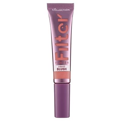 Collection Cosmetics Filter Finish Liquid Blush Wand, Highlighting & Illuminating, Peach Pleasure, Vegan