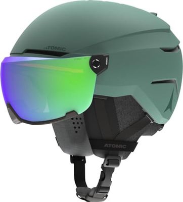ATOMIC Savor Visor Stereo Casques Unisexe-Adulte, Green, 59-63
