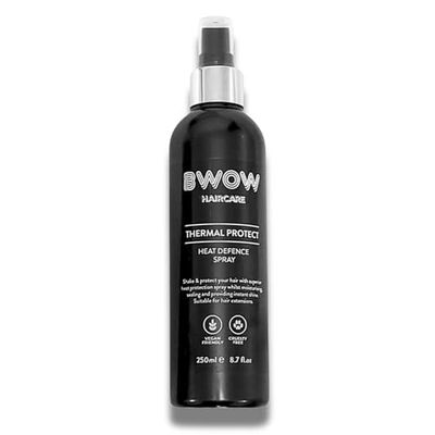 Heat Protect Spray for Hair Styling & Thermal Defence Vegan Protein Leave In Treatment with UV Shield Frizz & Static Control Shine Enhancing Heat Protection Spray for All Hair Types Hair Care 250ml
