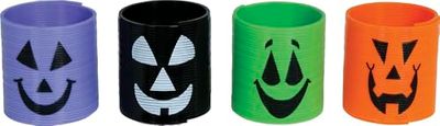 FIESTAS GUIRCA | Halloween Spring (9x3 cm) - Trick or Treat Decoration and Toy for Themed Parties - Ideal for Halloween Celebrations and Other Festivities - Multicoloured