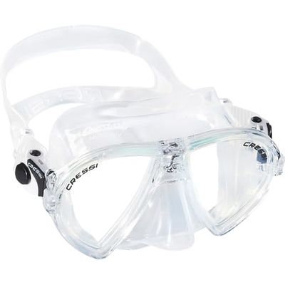 CRESSI Ocean - Mask Ocean or Combo Set Ocean Mask and Snorkel Gamma, One Size, Adults Unisex, Clear/Clear