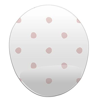 Bonamaison, Tappetino per mouse ergonomico con poggiapolsi, con stampa digitale, antiscivolo, per ufficio e casa, dimensioni: 20 x 23 cm