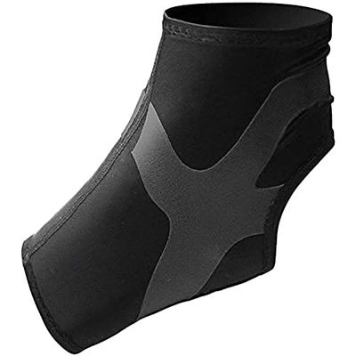 Antar AT53041 Ankle Verband met Tapes voor Links Been 30 g, Medium, Zwart