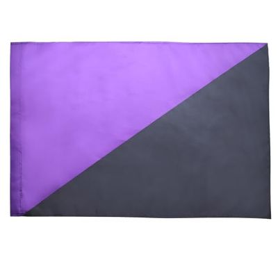 AZ FLAG Bandiera ANARCO-FEMMINISMO 90x60cm - Bandiera ANARCO-FEMMINISTA 60 x 90 cm Foro per Asta