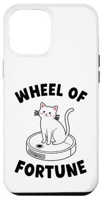 Wheel Of Fortune Cat On Robot Vacuum Cleaner Cat Case for iPhone 12 Pro Max