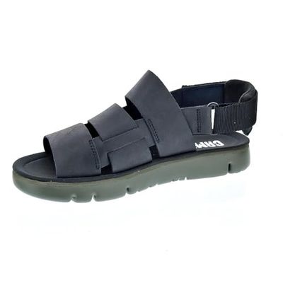 Camper Heren Oruga Sandal, Black, 46 EU, zwart, 46 EU