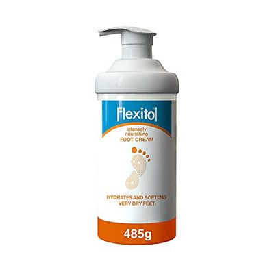 Flexitol Intensely Nourishing Foot Cream, Quick Absorbing, Vitamin E-Enriched Formula to Hydrate, Soften, and Moisturise Very Dry Feet and Legs, Maintain Smooth Feet| 1 x 485g