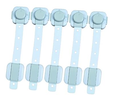 G-MOTIONS ParENCE – Bloque de protección para bebé, seguridad de bloqueo, juego de 8 pestillos para niños, frigorífico, cpe-123, color blanco