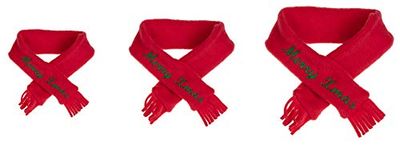 MICHI SC59 Xmas Scarf RED M sjaal voor honden