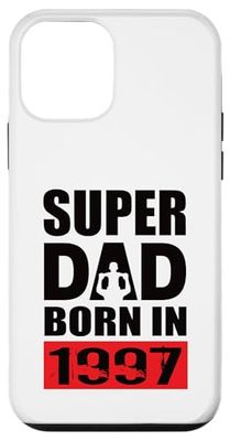 Super Dad Born In 1997 Dad Birthday 1997 Compleanno 1997 Custodia per iPhone 12 mini