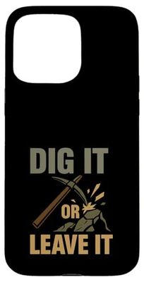 Rock Hound Geology Fossil Hunter Mineral Collector Gift Case for iPhone 15 Pro Max