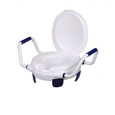 Toilet Seat Elevator, Adjustable Legs, Arms