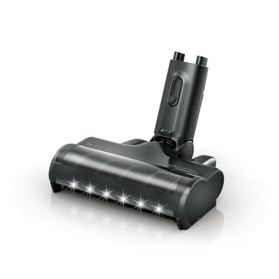 Bosch Hartboden-Softdüse mit LED-Licht zu BHZUNGHF, Accessoires pour aspirateur sans Fil Unlimited série 10, Noir