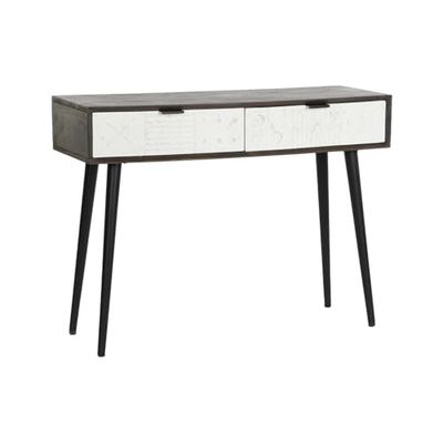 Console handvat metaal 105 x 35 x 77 cm blauw