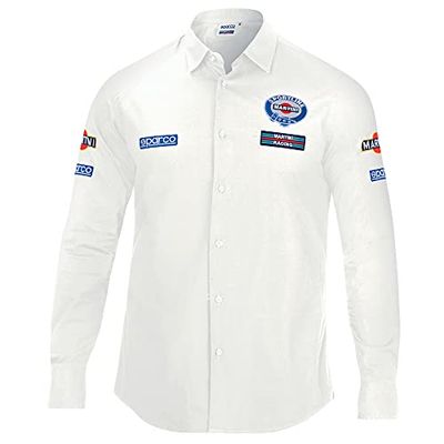 sparco Chemise Manches Longues Martini-R S, Multicolore, 42/50 EU
