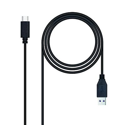 VoltShine Câble USB 3.1 Gen2 10 Gbps 3 A USB-C vers USB-A 0,5 m, idéal pour transfert rapide de données et charge d'appareils.